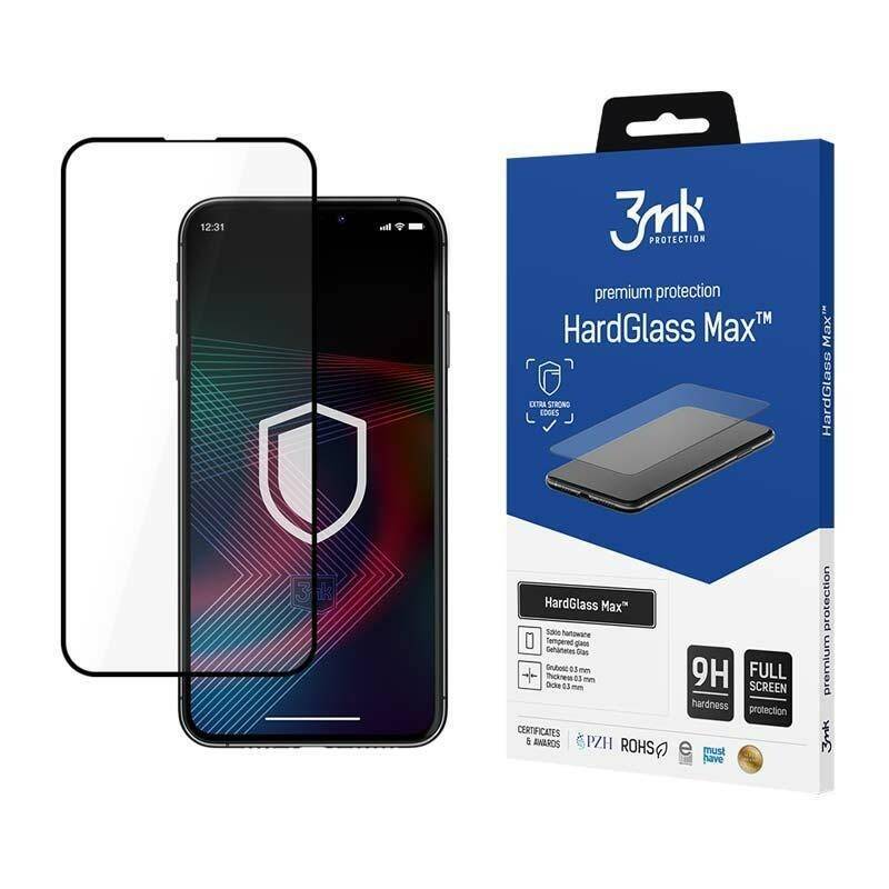 3MK HardGlass Max iPhone 14 Plus 6,7" czarny/black, FullScreen Glass