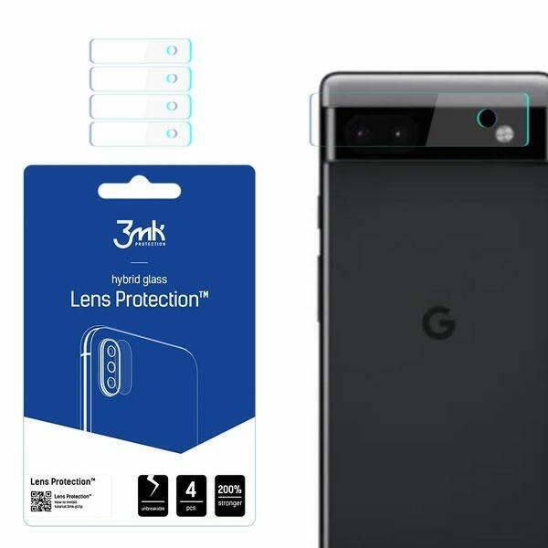 3MK Lens Protect Google Pixel 6a Ochrona na obiektyw aparatu 4szt