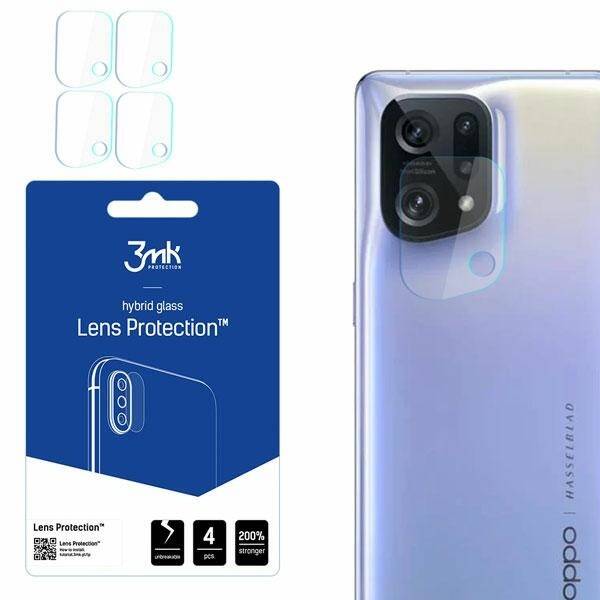 3MK Lens Protect Oppo Find X5 Ochrona na obiektyw aparatu 4szt