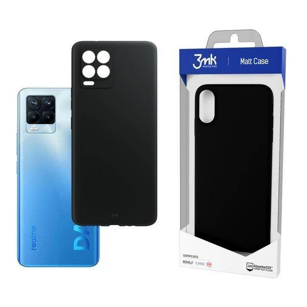 3MK MATT CASE REALME 8 PRO CZARNY