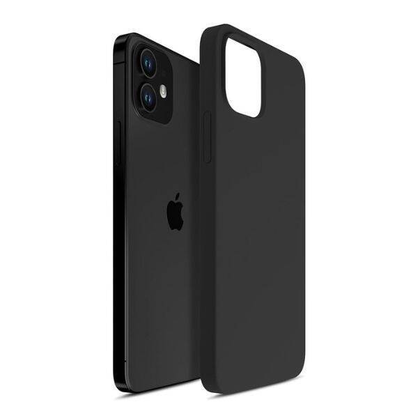 3MK Silicone Case iPhone 12 Mini czarny/black