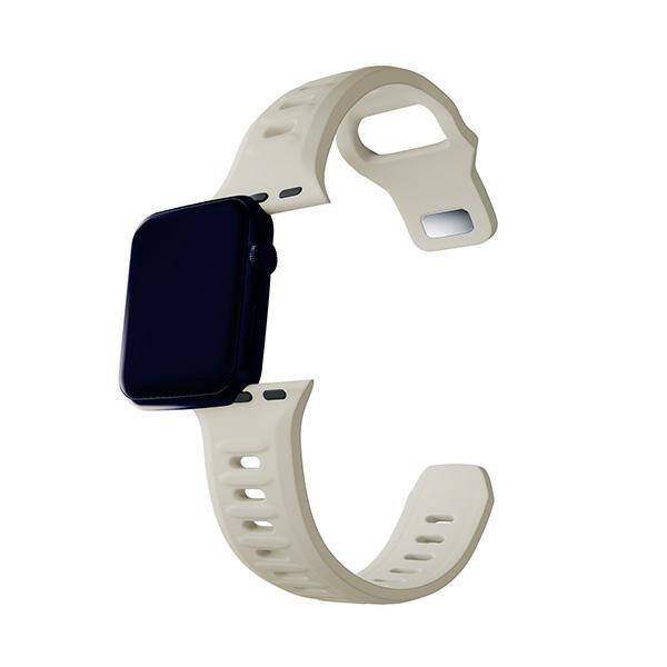 3MK Silicone Watch Strap beżowy/beige dla Apple Watch 38/40/41mm