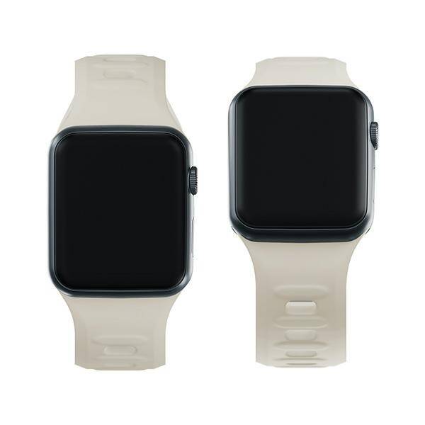 3MK Silicone Watch Strap beżowy/beige dla Apple Watch 38/40/41mm