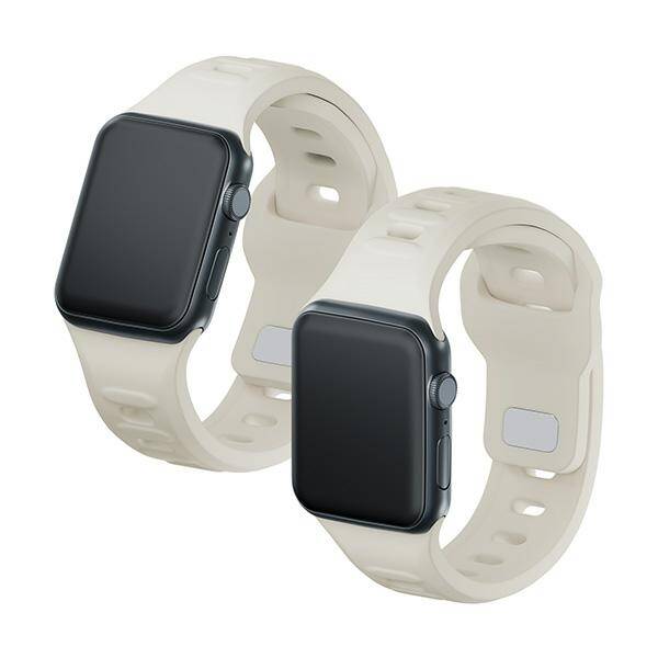 3MK Silicone Watch Strap beżowy/beige dla Apple Watch 38/40/41mm