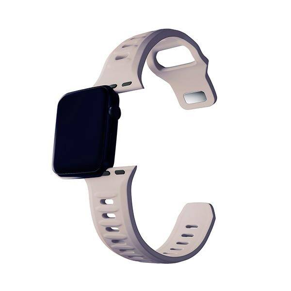 3MK Silicone Watch Strap różowobeżowy/ latte dla Apple Watch 38/40/41mm