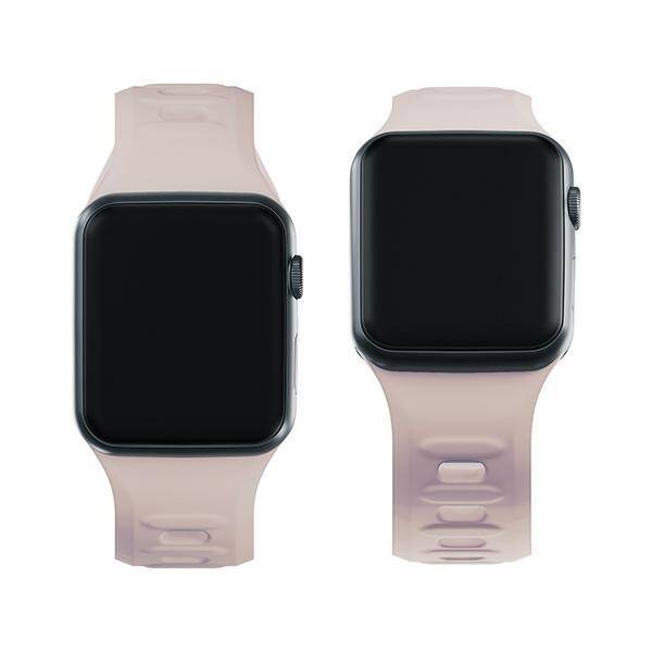 3MK Silicone Watch Strap różowobeżowy/ latte dla Apple Watch 38/40/41mm