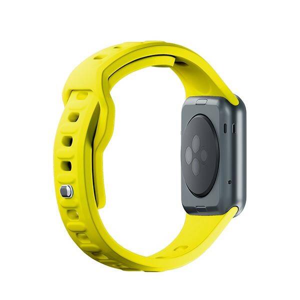 3MK Silicone Watch Strap żółty/yellow dla Apple Watch 42/44/45/49mm