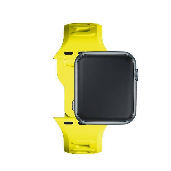 3MK Silicone Watch Strap żółty/yellow dla Apple Watch 42/44/45/49mm