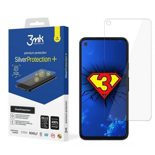 3MK Silver Protect+ Google Pixel 4a Folia Antymikrobowa montowana na mokro