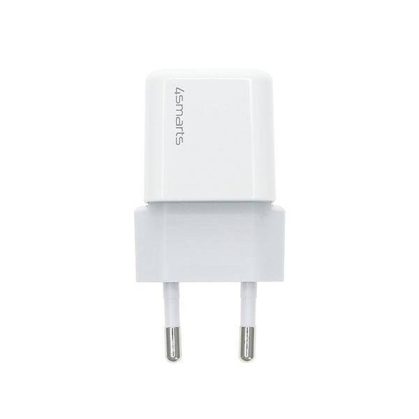 4smarts Ładowarka sieciowa + kabel MFI VoltPlug PD 30W GaN USB-C/Lightning 1,5m biała/white 451534