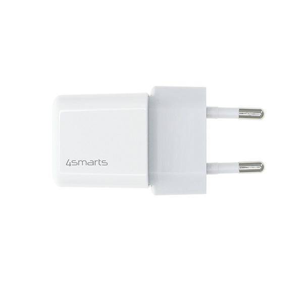 4smarts Ładowarka sieciowa + kabel MFI VoltPlug PD 30W GaN USB-C/Lightning 1,5m biała/white 451534