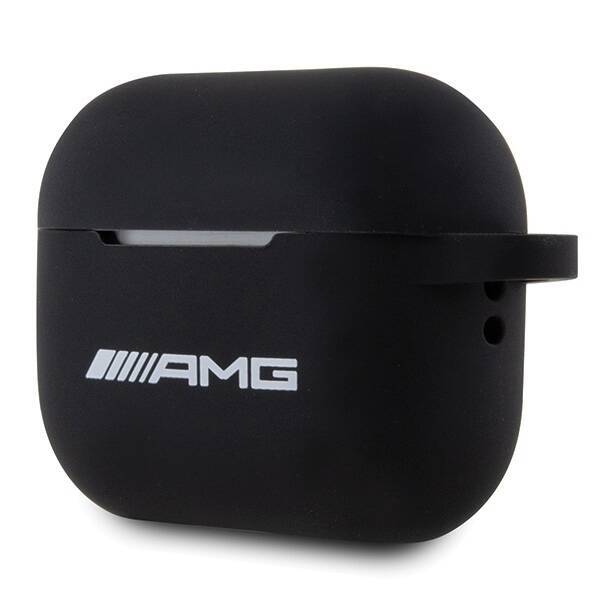 AMG AMAP2RBK AirPods Pro 2 (2022/2023)  cover czarny/black Silicone White Logo