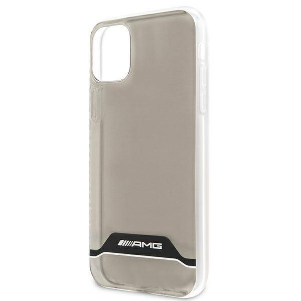 AMG AMHCN61TCBW IPHONE 11 / XR 6,1" PRZEZROCZYSTY/TRANSPARENT HARDCASE ELECTROPLATE BLACK&WHITE