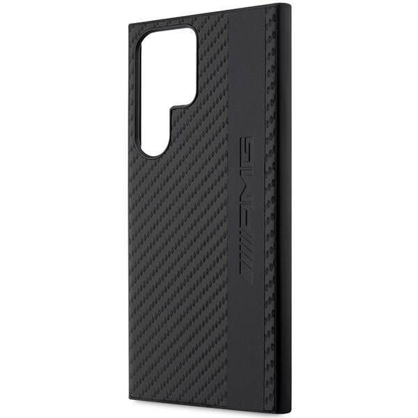 AMG AMHCS23LBLSCA S23 Ultra S918  czarny/black hardcase Carbon Stripe&Embossed