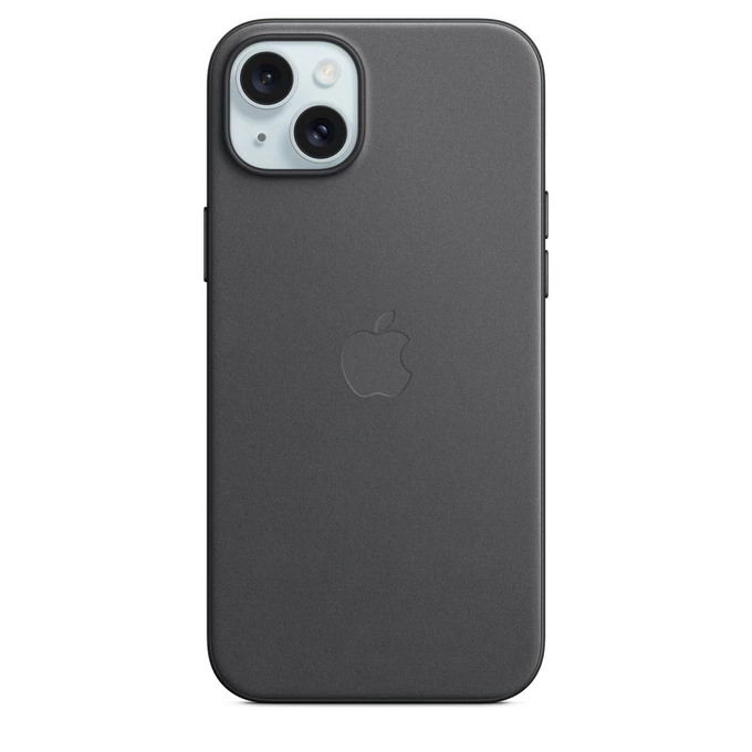 APPLE FINEWOVEN CASE MT423ZM/A IPHONE 15 PLUS BLACK ORYGINALNA PLOMBA