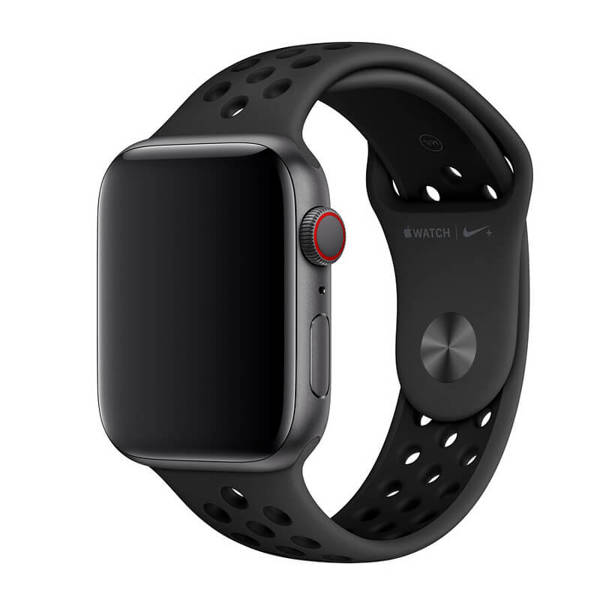 APPLE PASEK APPLE WATCH ML833 NIKE SPORT BAND 42MM M/L S/M ANTHRACITE / BLACK BEZ OPAKOWANIA