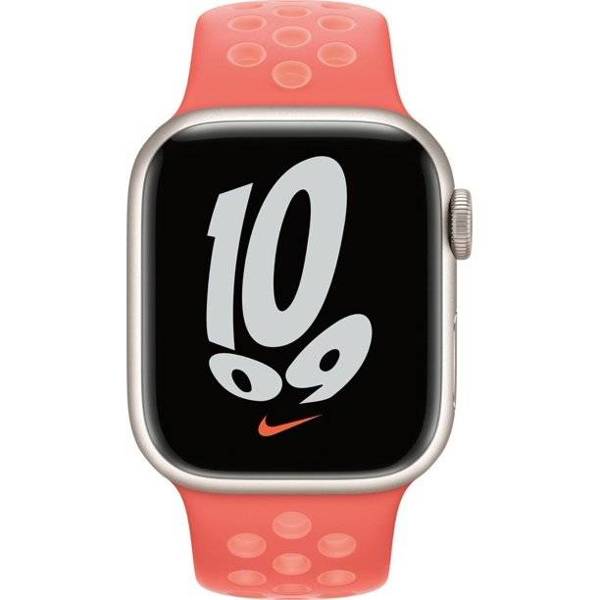 APPLE PASEK APPLE WATCH ML8A3 NIKE SPORT BAND 45MM MAGIC EMBER / CRIMSON BLISS ORYGINALNA PLOMBA