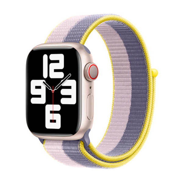 APPLE PASEK APPLE WATCH MN5R3AM/A SPORT LOOP 45MM LAVENDER GRAY / LIGHT LILAC ORYGINALNA PLOMBA