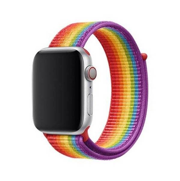 APPLE PASEK MV9T2ZM/A APPLE WATCH STRAP SPORT LOOP 44MM PRIDE ORYGINALNA PLOMBA