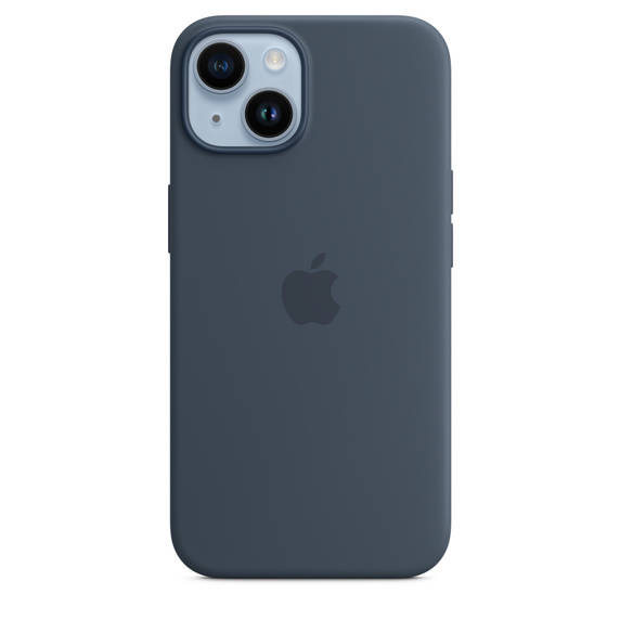 APPLE SILICONE CASE MPRV3ZM/A IPHONE 14 STORM BLUE NOWY