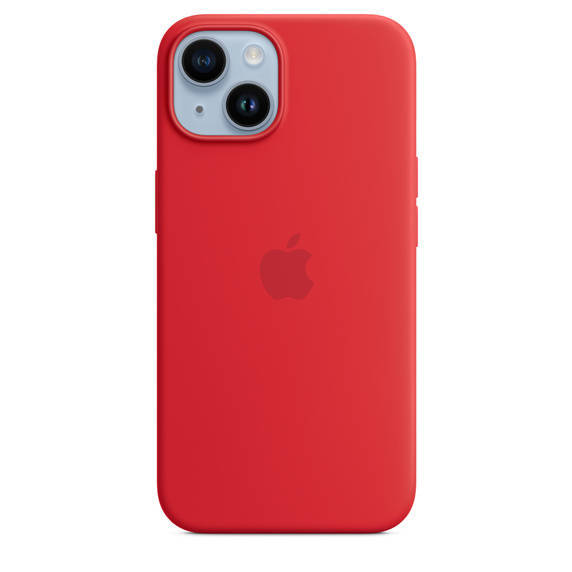 APPLE SILICONE CASE MPRW3ZM/A IPHONE 14 RED BEZ OPAKOWANIA