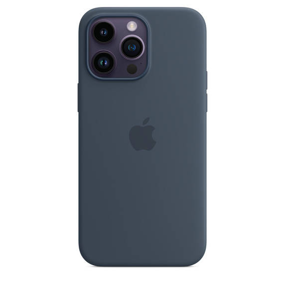 APPLE SILICONE CASE MPTQ3ZM/A IPHONE 14 PRO MAX STORM BLUE NOWY