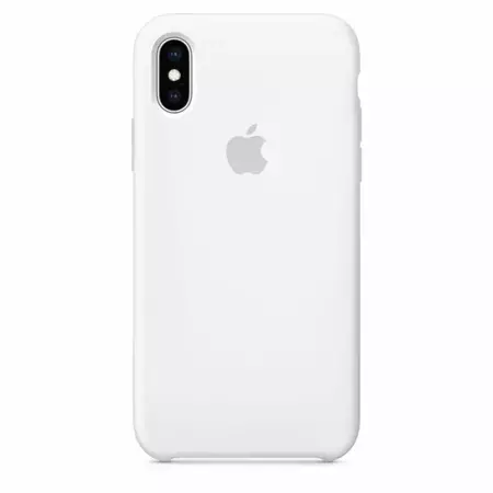 APPLE SILICONE CASE MRWF2ZM/A IPHONE XS MAX  WHITE OTWARTE OPAKOWANIE