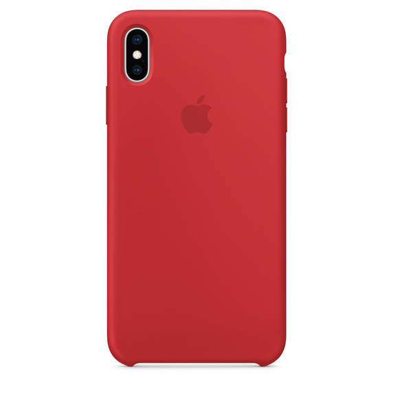 APPLE SILICONE CASE MRWH2ZM/A  IPHONE XS MAX RED ORYGINALNA PLOMBA