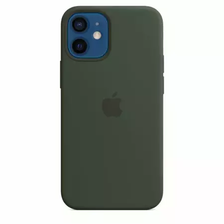 APPLE SILICONE MHKR3ZM/A CASE IPHONE 12 MINI CYPRES GREEN NOWY