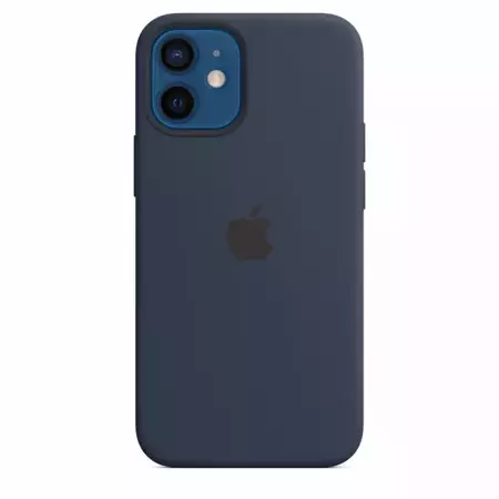 APPLE SILICONE MHKU3ZM/A CASE IPHONE 12 MINI DEEP NAVY OTWARTE OPAKOWANIE 