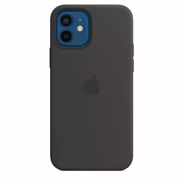 APPLE SILICONE MHL73ZM/A CASE IPHONE 12 / 12 PRO BLACK BEZ OPAKOWANIA