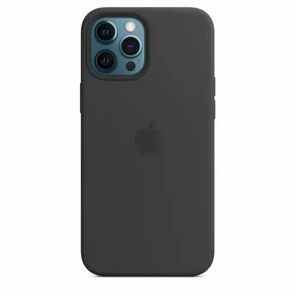 APPLE SILICONE MHLG3ZM/A CASE IPHONE 12 PRO MAX BLACK OTWARTE OPAKOWANIE