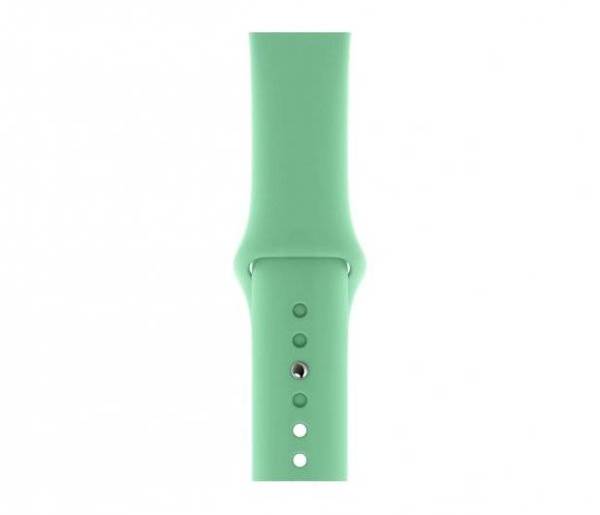 APPLE STRAP MV792ZM/A SILIKONOWY PASEK SPORTOWY DO APPLE WATCH 44MM S/M LIGHT GREEN ORYGINALNA PLOMBA 