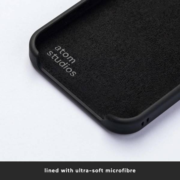 ATOM STUDIOS ETUI SPLIT SILICONE MAGSAFE IPHONE 12 / 12 PRO BLACK CARBON