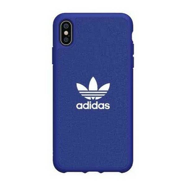 Adidas Moulded Case CANVAS iPhone Xs Max niebieski/blue 34960