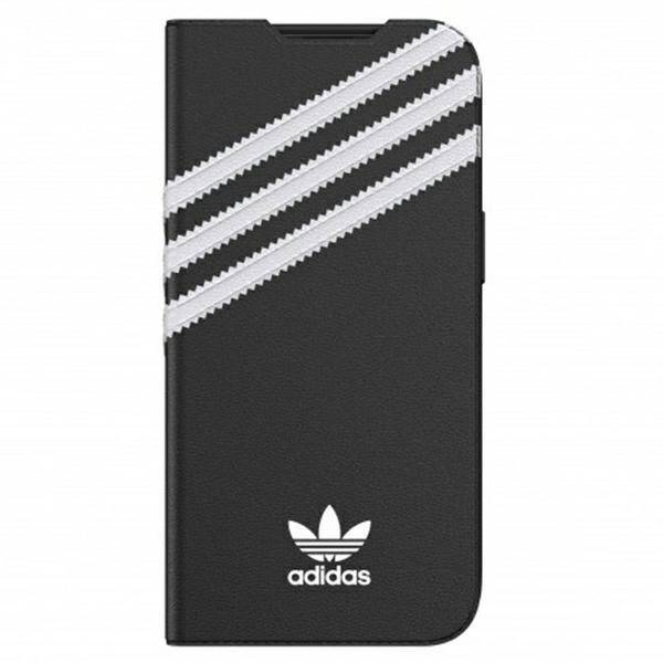 Adidas OR Booklet Case PU iPhone 13 Pro / 13 6,1" czarno biały/black white 47112