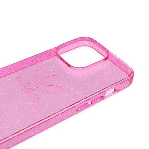 Adidas OR Protective iPhone 13 Pro / 13 6,1" Clear Case Glitter różowy/pink 47121