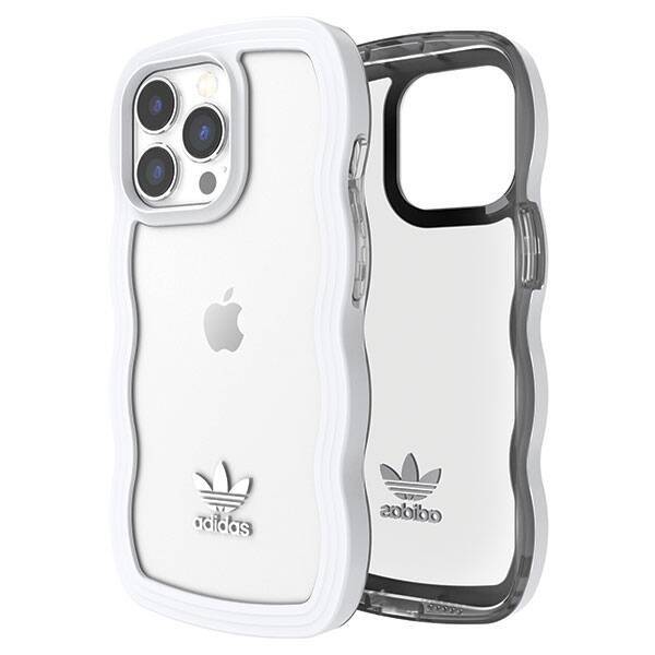 Adidas OR Wavy Case iPhone 13 Pro /13 6,1" biały-przezroczysty/white-transparent 51903