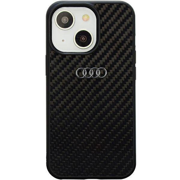 Audi Carbon Fiber iPhone 14 / 15 / 13  6.1" czarny/black hardcase AU-TPUPCIP14-R8/D2-BK