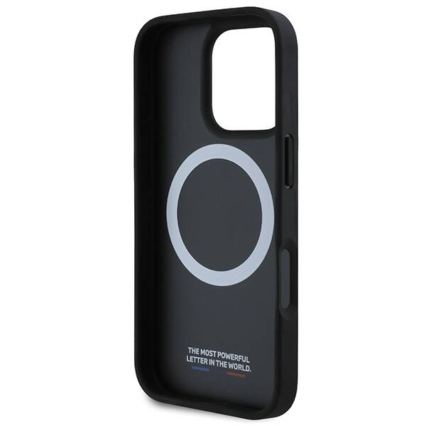 BMW BMHMP16L23PUDTK iPhone 16 Pro 6.3" czarny/black hardcase M Carbon Tricolor Line MagSafe