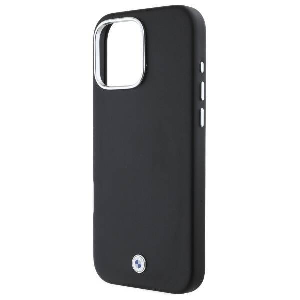 BMW BMHMP16L23PUFWK iPhone 16 Pro 6.3"    czarny/black hardcase Sign Full Wrapped Metal MagSafe