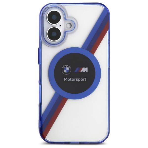 BMW BMHMP16S23HTPUT iPhone 16 6.1"        przezroczysty/transparent hardcase Motorsport IML Circle MagSafe