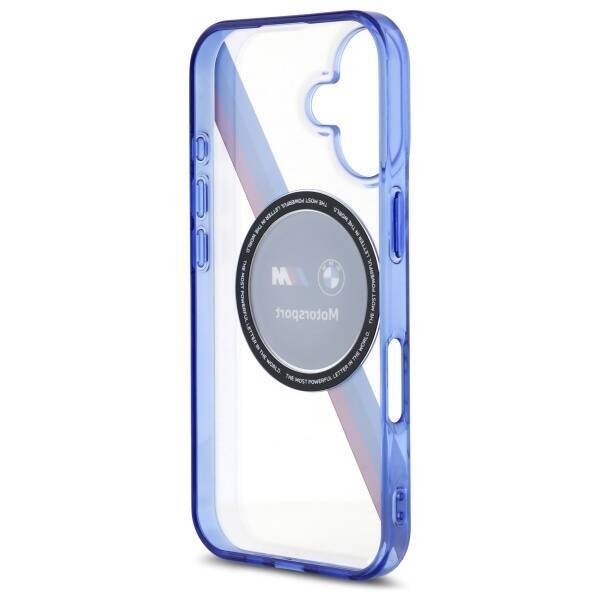 BMW BMHMP16S23HTPUT iPhone 16 6.1"        przezroczysty/transparent hardcase Motorsport IML Circle MagSafe