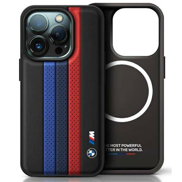 BMW BMHMP16X23PUPTK iPhone 16 Pro Max     6.9" czarny/black hardcase M Perf. Tricolor Printed Stripes MagSafe