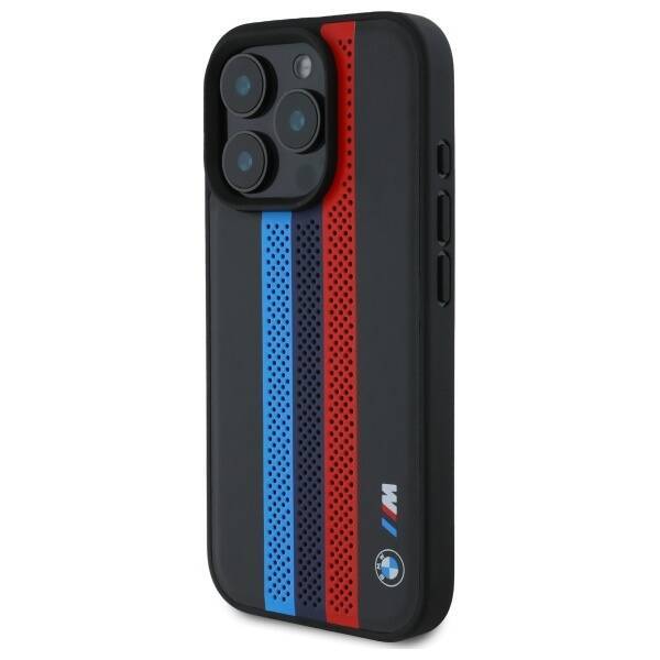 BMW BMHMP16X23PUPTK iPhone 16 Pro Max     6.9" czarny/black hardcase M Perf. Tricolor Printed Stripes MagSafe