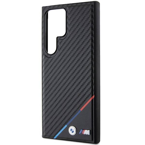 BMW BMHMS24L23PUDTK S24 Ultra S928 czarny/black hardcase Carbon Tricolor Line MagSafe