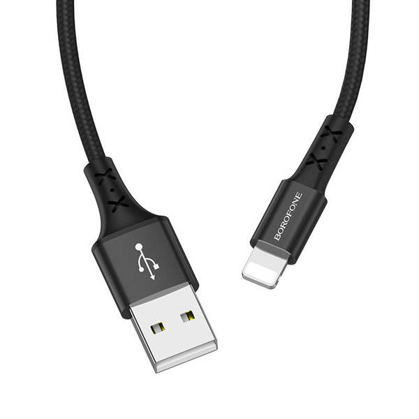 BOROFONE USB KABEL - BX20 2A LIGHTNING 1M CZARNY