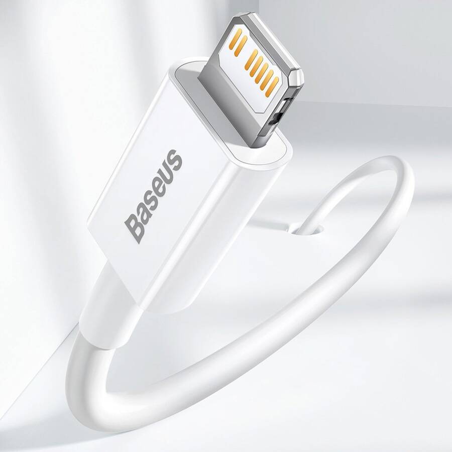 Baseus Superior kabel USB Typ C - Lightning Power Delivery 20 W 1 m Biały (CATLYS-A02)