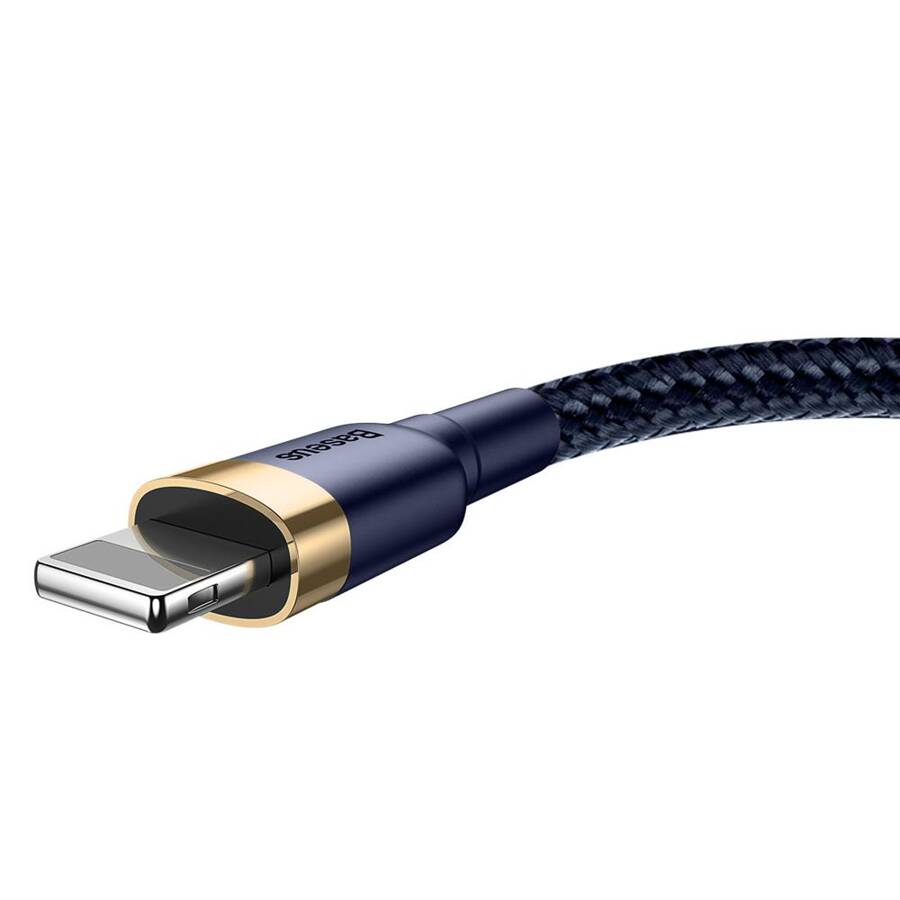 Baseus kabel Cafule USB - Lightning 1,0 m 2,4A złoto-niebieski