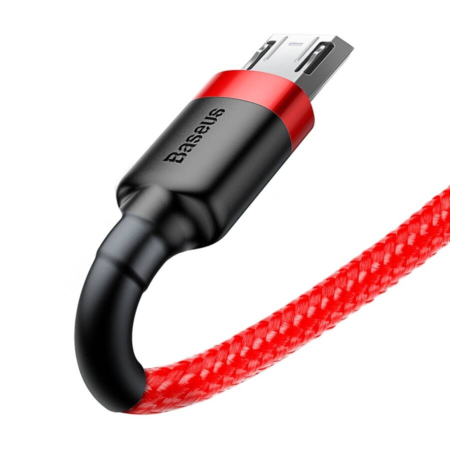 Baseus kabel Cafule USB - micro USB 1,0m 2,4A czerwony